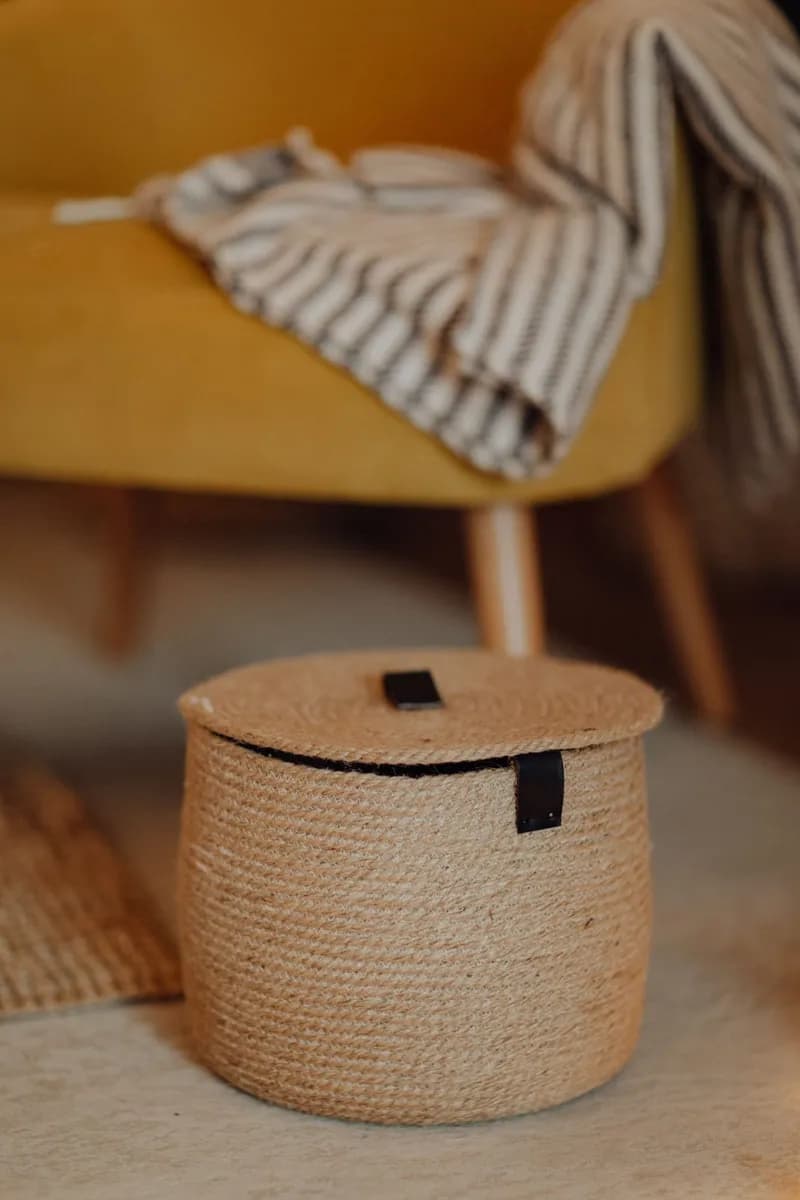 Lidded Rope Basket